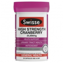 Swisse 蔓越莓胶囊 30粒/瓶 Cranberry 30c