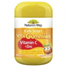 Nature s Way 佳思敏维C软糖 VC+Zinc 60粒
