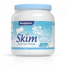 Maxigenes 1kg 美可卓蓝胖子蓝妹子脱脂成人奶粉